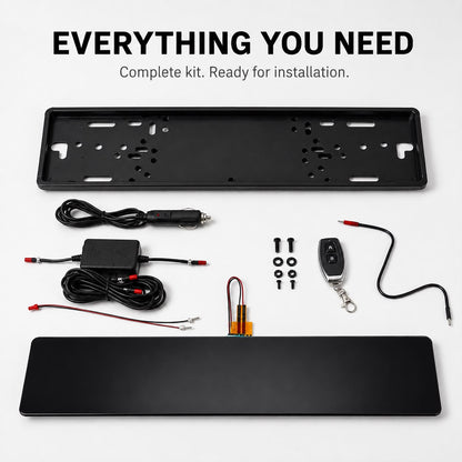 Car Blackout Plate